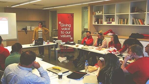 A leadership training session for Labor's Community Action Network of volunteers. Victoria's ombudsman found that Labor MPs used taxpayer funds to pay co-ordinators. Picture: THISISLABOR.ORG 
