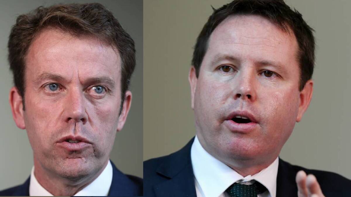 Wannon MP Dan Tehan and Mallee MP Andrew Broad, who have declared their citizenship status under Section 44 of the Constitution. 