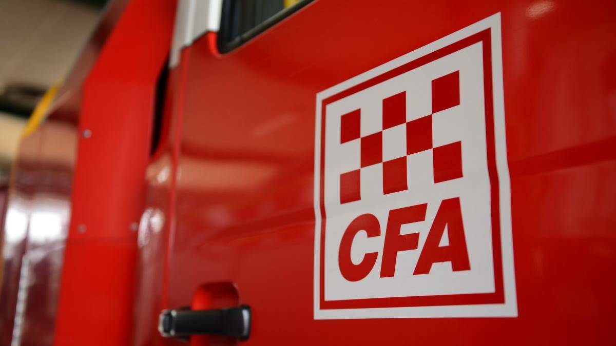 Firefighters were called to the incident about 20 kilometres north-east of Ararat just before 11am