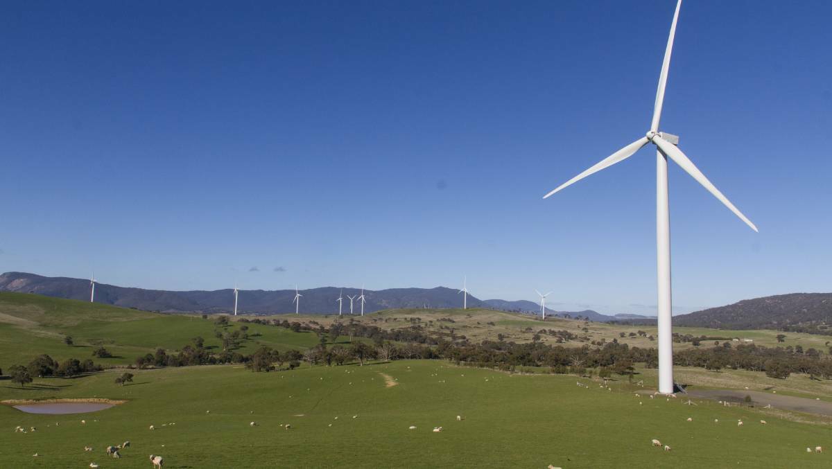 Ararat Wind Farm, which has signed a Renewable Corporate Power Purchase Agreement with Hawthorn East-based company Flow Power. Picture: PETER PICKERING