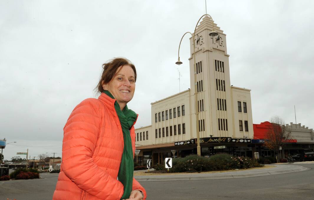 Greens candidate for Mallee Helen Healy visits Horsham on Sunday. Picture: PAUL CARRACHER