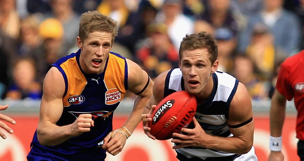 TOGETHER AGAIN: Scott and Joel Selwood will be on the same AFL team in 2016 for the first time after Scott signed with Geelong. Picture: GETTY IMAGES