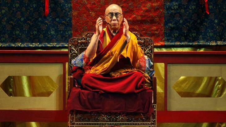 Serious? the Dalai Lama. Photo: Nicky Loh