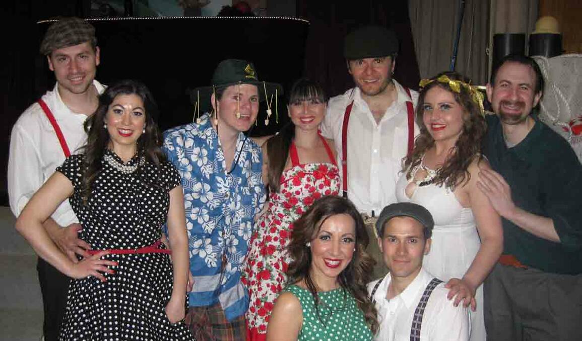 The cast and crew of Ciao which was performed in Willaura.
