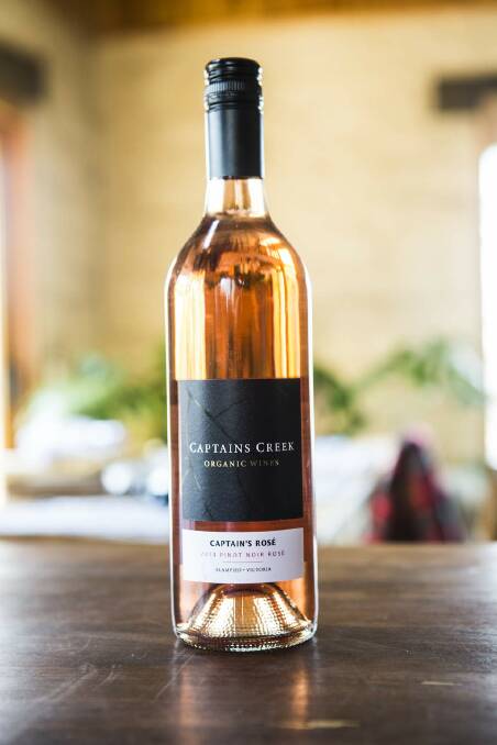 "I like wine." Pictured here is a "great rose" from local winery Captain's Creek. Photo: Simon O'Dwyer