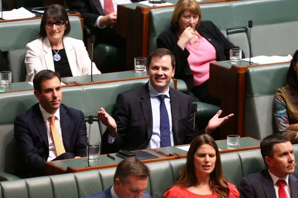 Labor MP Ed Husic was the first to be ejected.  Photo: Alex Ellinghausen