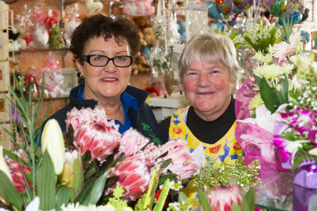 Anne Sandow and Wilma McAdie are promoting the forthcoming Sustainable Gardening Expo in Ararat next month. Picture: PETER PICKERING