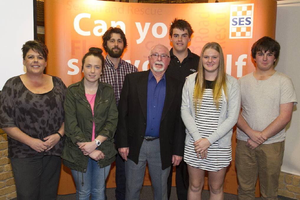 Tina Collins, Tamika Cann, Frank Connellan, David Smith, Jade Collins, Chloe Dunmore and Joel Hughes completed their General Rescue Assessment