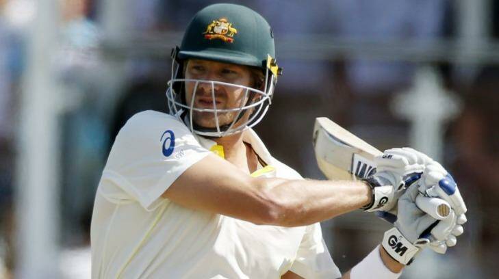 Cricket - Kent v Australia - The Spitfire Ground, St Lawrence - 27/6/15
Australia's Shane Watson in action
Action Images via Reuters / John Sibley
Livepic
EDITORIAL USE ONLY. Photo: John Sibley