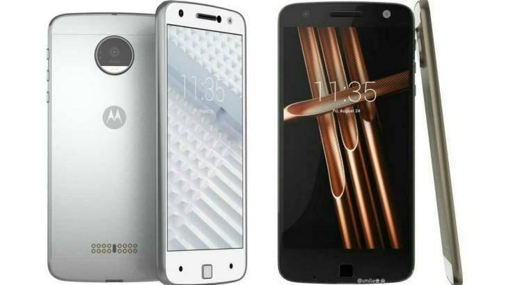 Leaked images supposedly of Motorola's forthcoming Moto X modular phones. Photo: Google+/HelloMotoHK