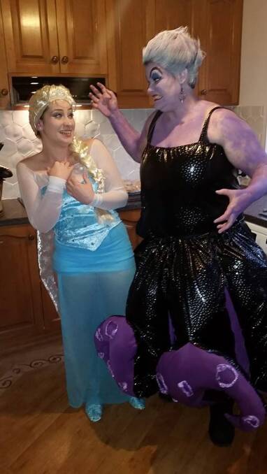 Jordyn Mason and Alyshia Mortimer from BasicKneads Massage and 
Chiropractic love getting dressed up for Halloween.