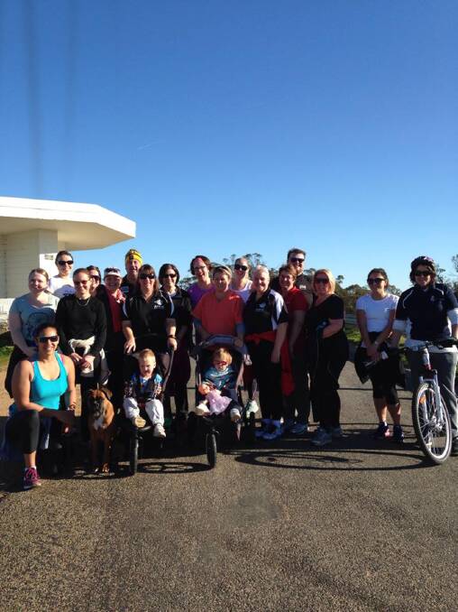 Ararat Active8 participants and friends have regularly been tackling One Tree Hill.