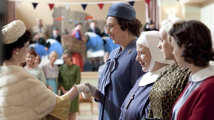 Chummy meets Princess Margaret in <i>Call The Midwife</i>.