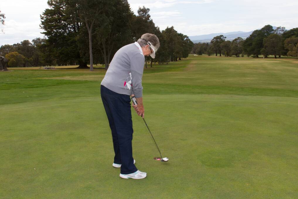 Joy Cronin was among the top performers at the Chalambar Golf Club. Picture: PETER PICKERING