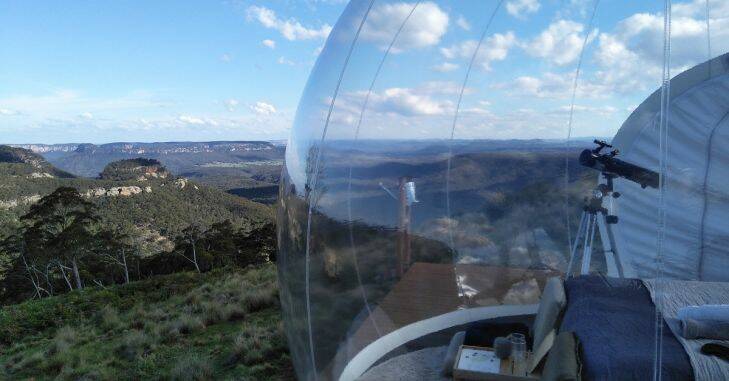 What it's like to spend 24 hours living in a bubble in the bush