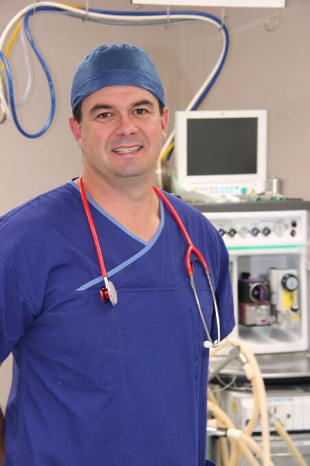 East Grampians Health Service s newest orthopaedic surgeon Scott Mason.