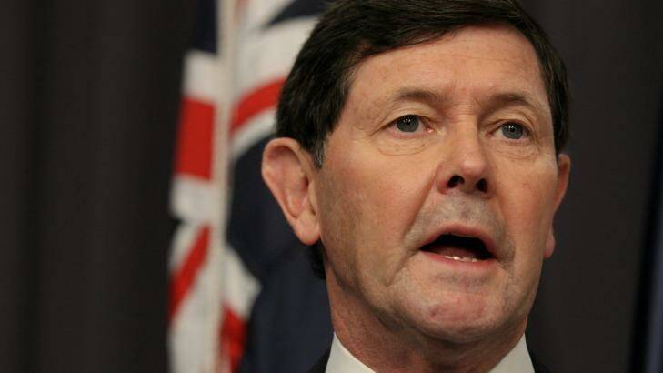 Defence Minister Kevin Andrews has spoken with his Japanese counterpart to urge Japan to participate in the evaluation process to build Australia's next fleet of submarines. Photo: Alex Ellinghausen