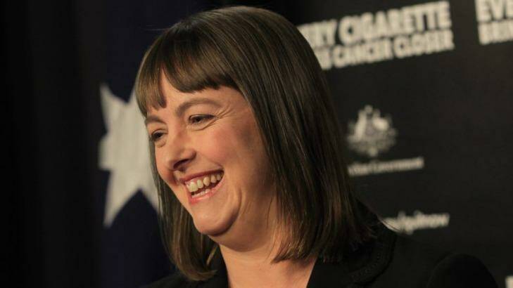 Former Labor attorney-general Nicola Roxon was the architect of the plain packaging laws Photo: Andrew Meares