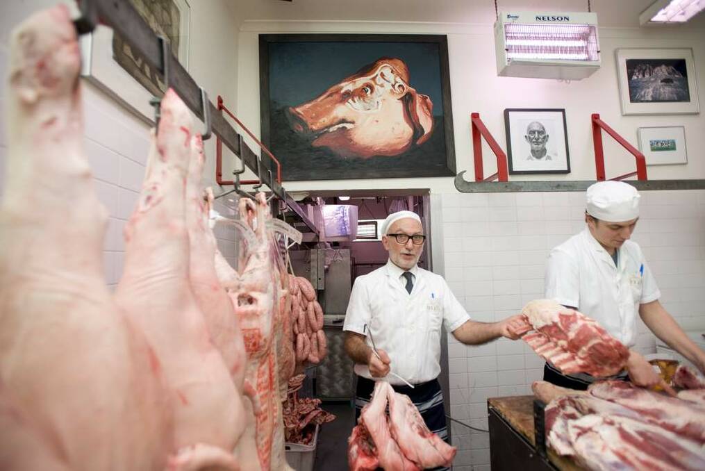 Donati's Fine Meats is the last butcher standing on the Carlton Lygon stretch. Photo: Teagan Glenane