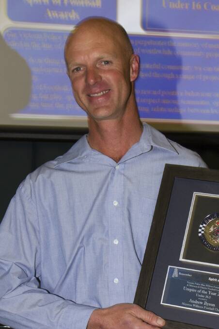 Moyston/Willaura’s Andrew Byron won the Blue Ribbon Umpire of the Year.