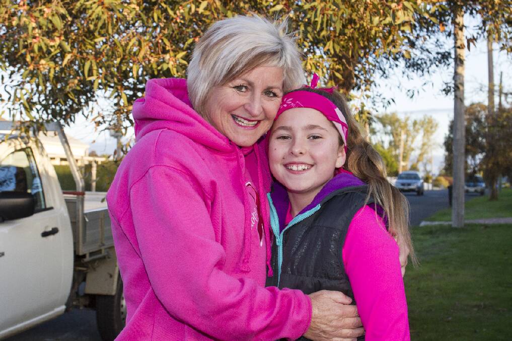 Mother’s Day Classic ambassador Kelli Holtham-Felini and daughter Annie.