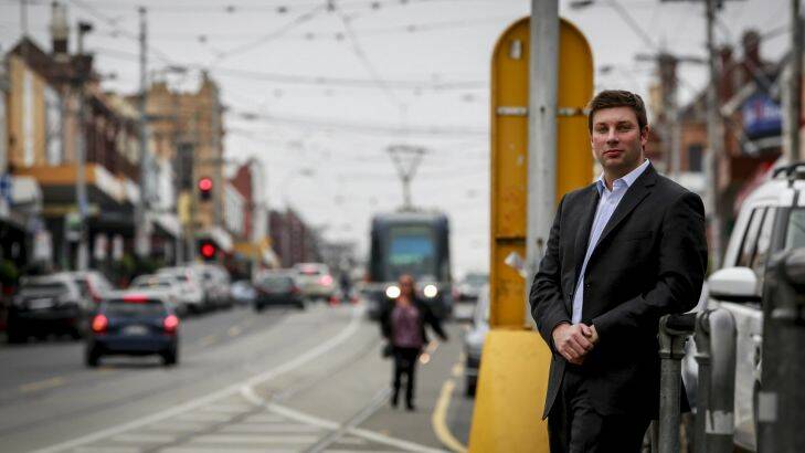 MP Tim Smith at Kew junction. 12 June 2015. The Age NEWS. Photo: Eddie Jim.