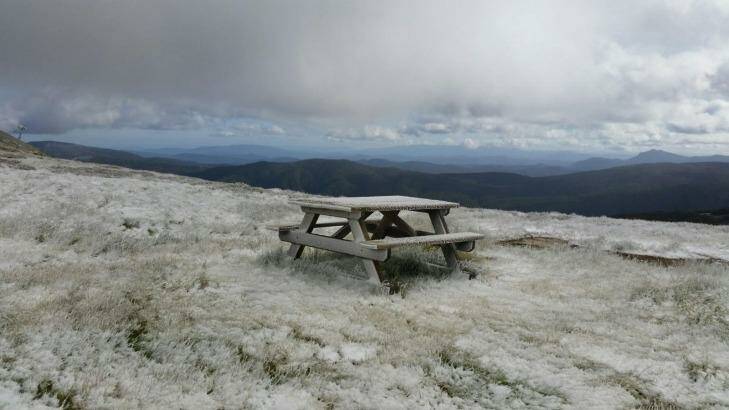 Buller had a dusting of fresh snow on the second day of summer, ahead of mountain bike season on Saturday.