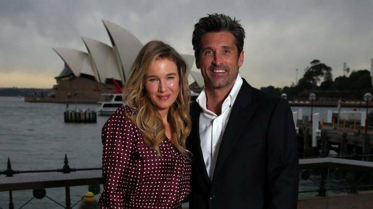 Renee Zellweger and Patrick Dempsey say Bridget Jones' anxieties are something we can all relate to. Photo: Andrew Murray