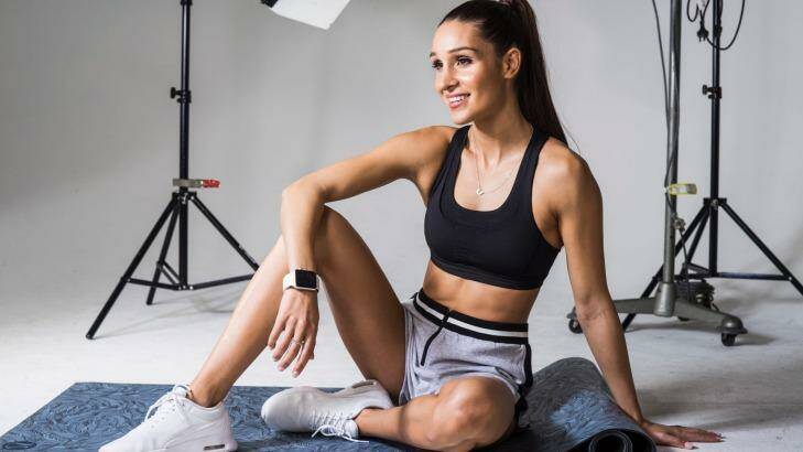 Kayla Itsines became a world record holder and made her debut on the Young Rich List this year. Photo: Nick Clayton