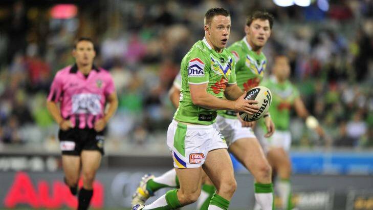 Reboot: Sam Williams is looking to reignite his NRL career with the Raiders. Photo: Melissa Adams