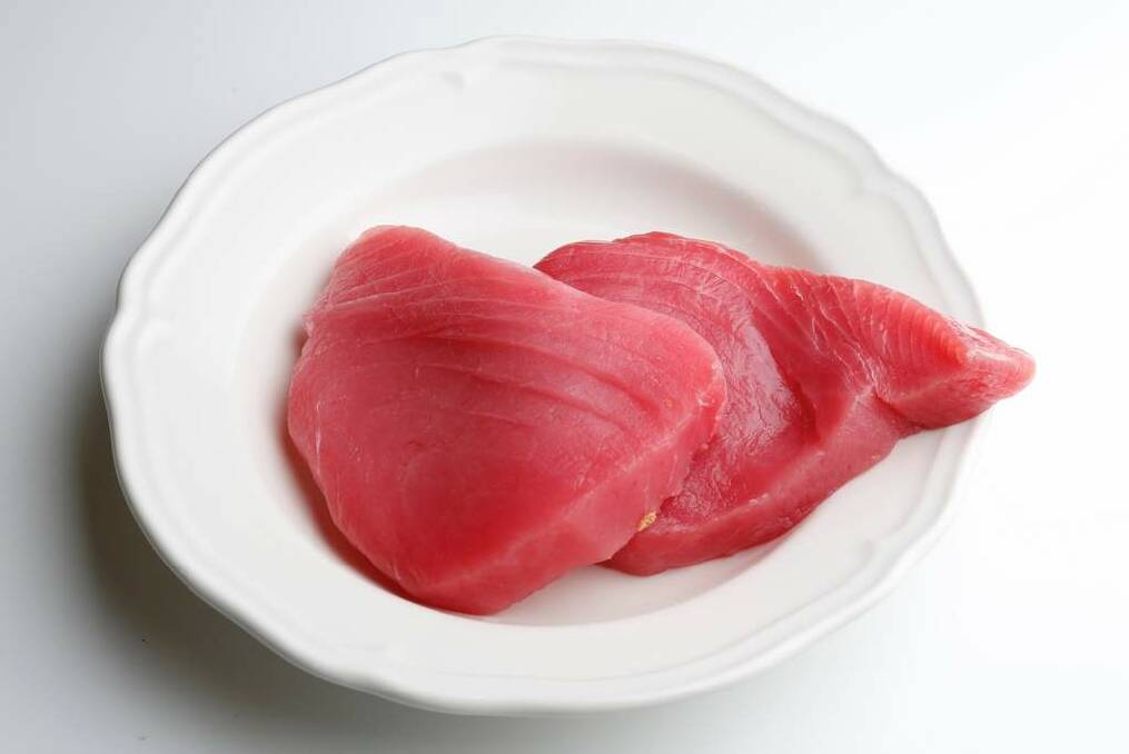 Fresh tuna which Grossi likes to serve crudo (raw). Photo: Eddie Jim