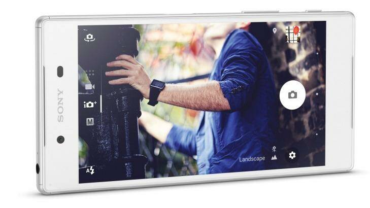 The Xperia Z5 feaures a side-mounted fingerprint scanner and a powerful new camera. Photo: Sony