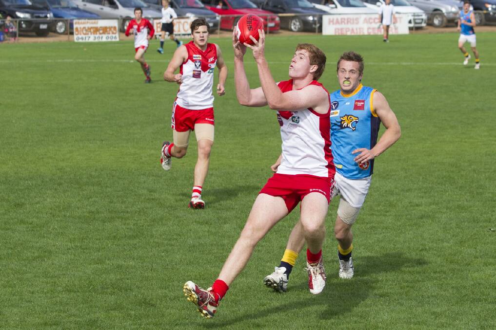 Under-17 graduate Matt North finished with an equal game high three goals. Picture: PETER PICKERING