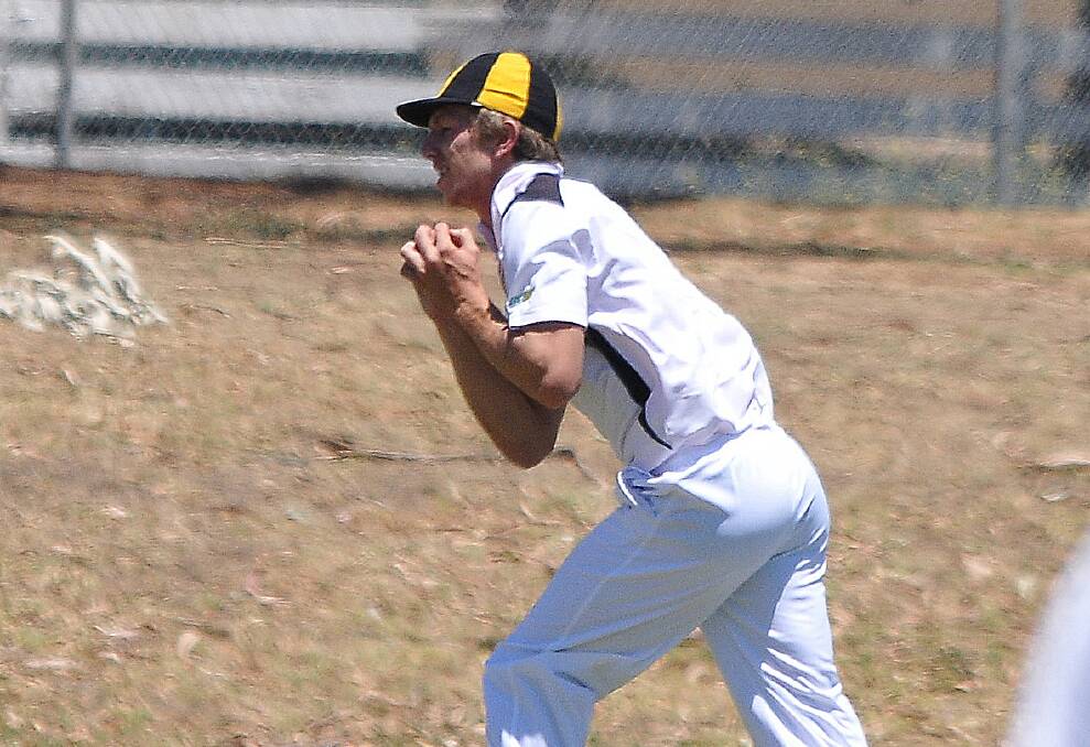 Pomonal's Lee Oliver provided some resistance at the back end of the innings when the game had already been won by Swifts Great Western. 