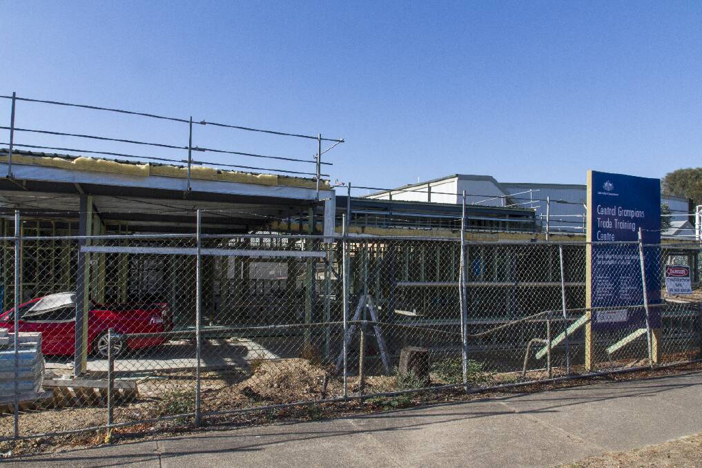 A restaurant and commercial kitchen will be part of a new state-of-the-art commercial cooking trade training centre at Ararat College to be completed in July. Picture: PETER PICKERING