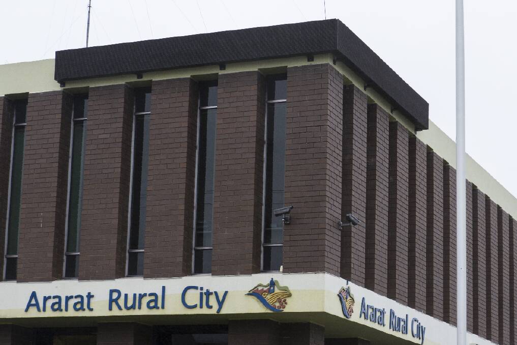 Ararat Rural City Council has installed LED signs at its municipal offices in Ararat and at the Lake Bolac Information Business Centre. Picture: PETER PICKERING.