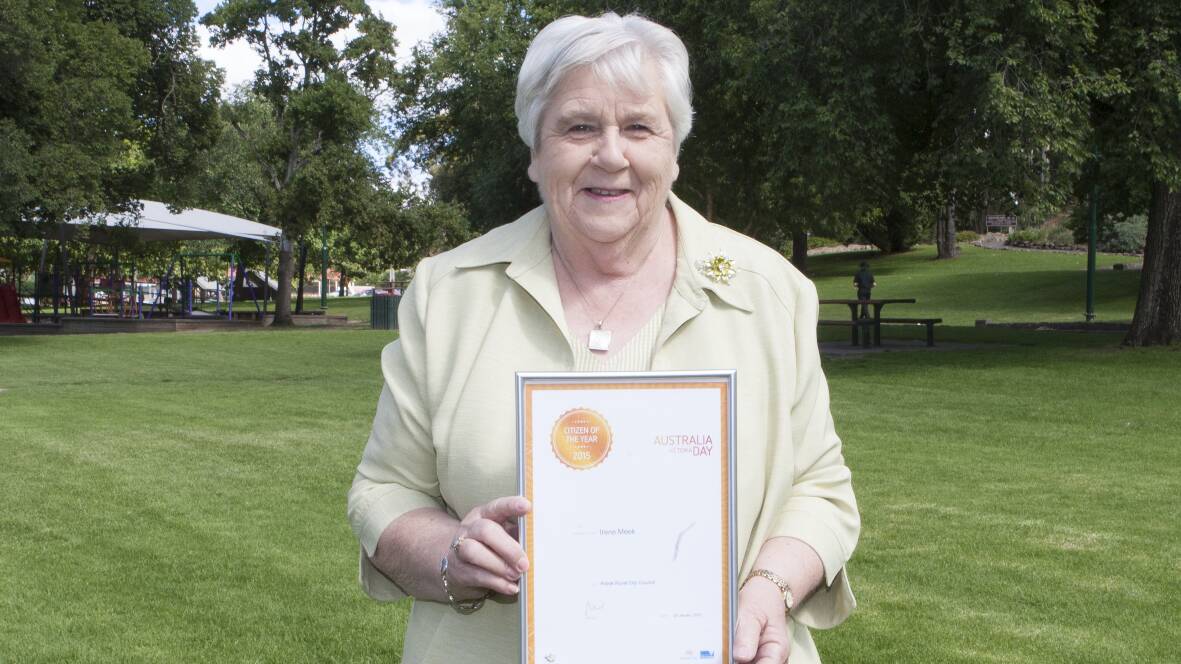The 2015 Ararat Rural City Citizen of the Year Irene Meek. Picture: PETER PICKERING