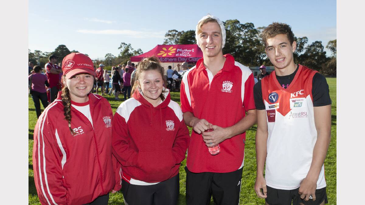Ararat Football Club was well represented with Lauri Williamson, Georgia Flemming, Stephen Phillips and Tom Williamson.