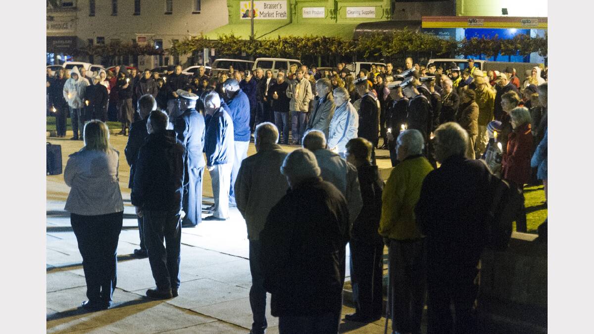 The popularity of the Dawn Service is growing each year.