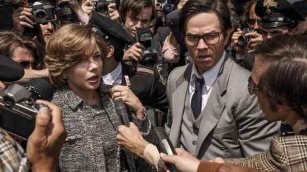 Pay gap? All the Money in the World stars Michelle Williams and Mark Wahlberg. 

