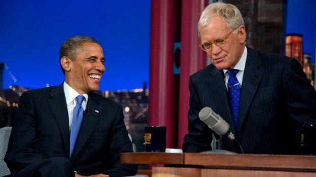 The first episode of David Letterman's new Netflix show will feature an interview with former US president Barack Obama. Photo: AP
