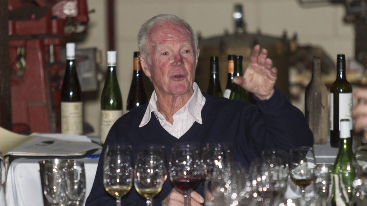Legendary Great Western winemaker, Viv Thomson.