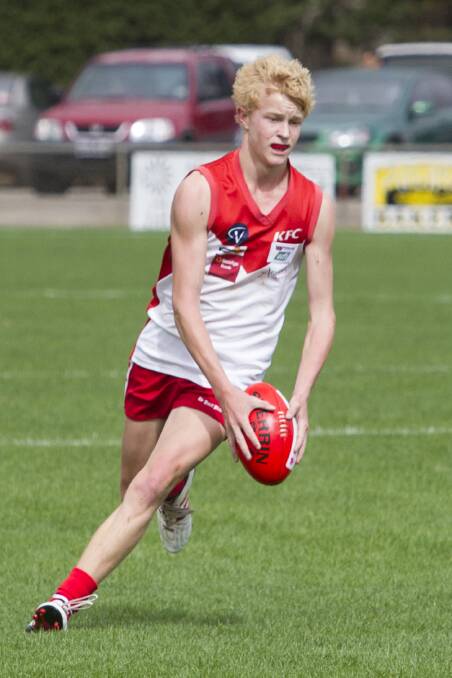 Riley Taylor took out the Rats' under-17 best and fairest award.