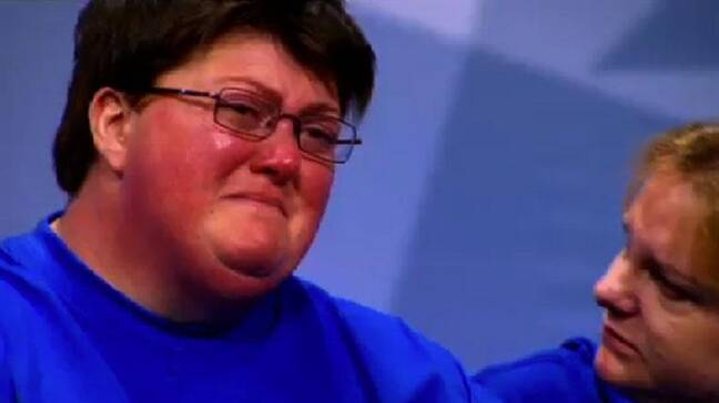 The Biggest Loser experience was often an emotional one for Mary. Picture: CONTRIBUTED