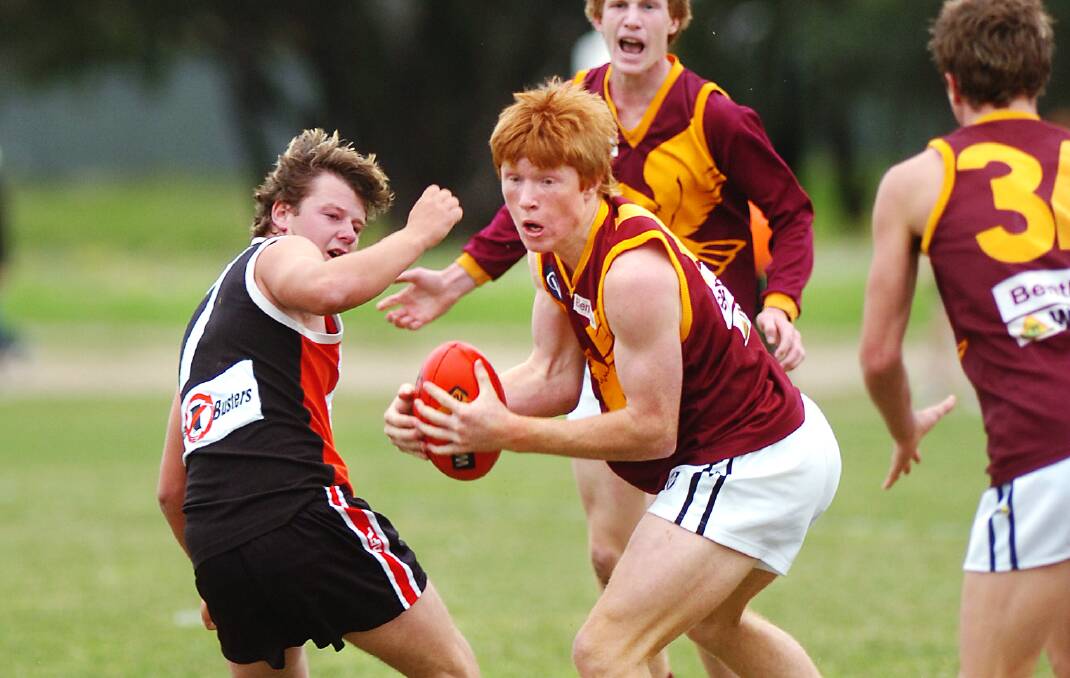 A young Kyle Cheney playing for the Warrack Eagles in 2006.