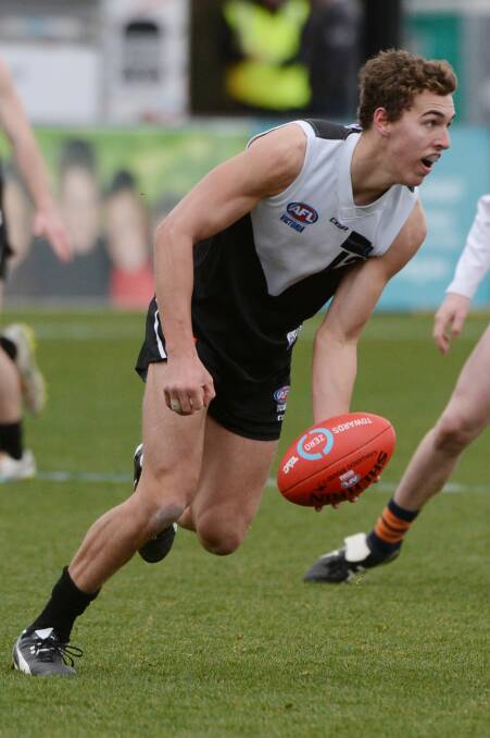 TESTED WELL: Tom Williamson playing for North Ballarat Rebels. Picture: THE COURIER
