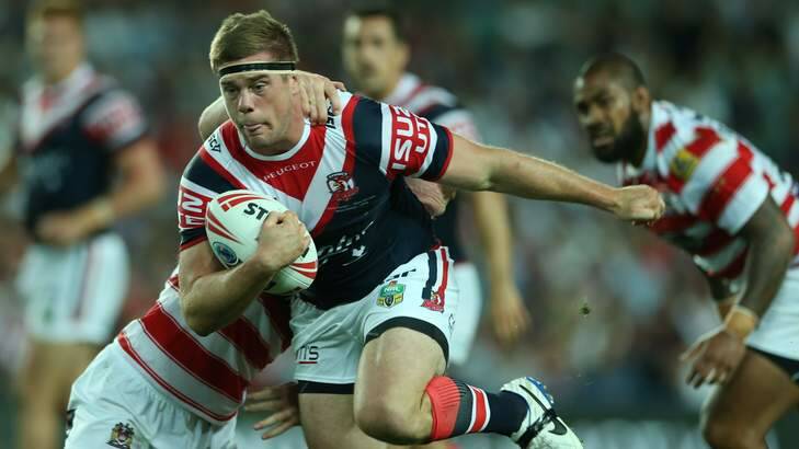 International flavour: French recruit Remi Casty was solid on debut for the Roosters. Photo: Anthony Johnson