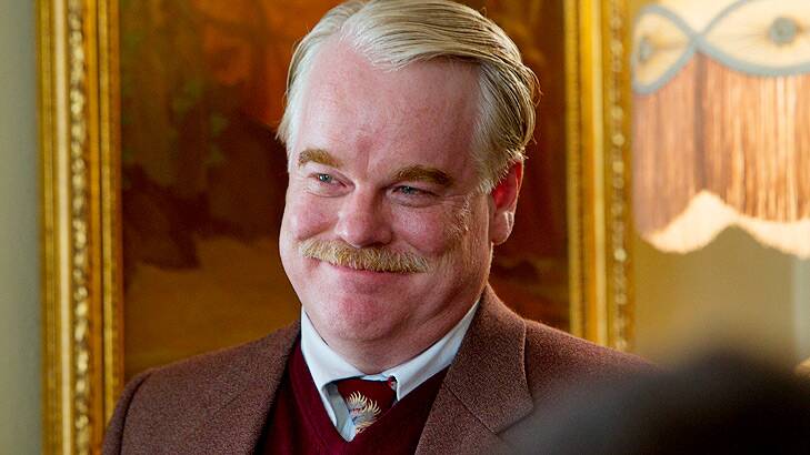 Philip Seymour Hoffman plays a charismatic cult leader in <i>The Master</i>.