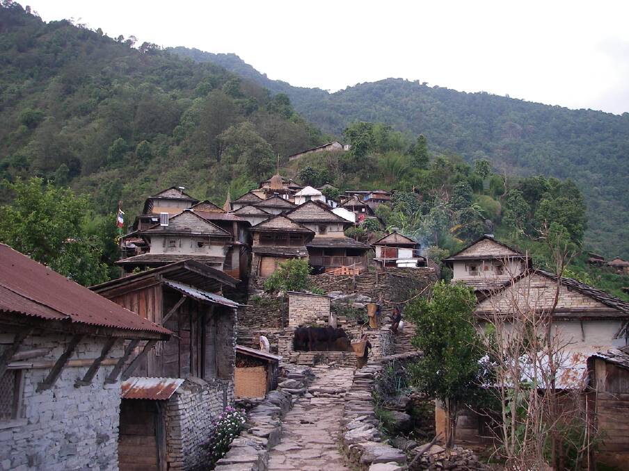 Remote Mountain Village of Bhoje, Lamjung.
