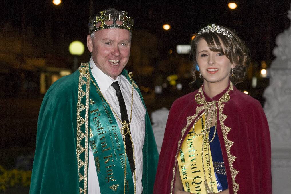 This year's Golden Gateway Festival King Ambrose Cashin and Queen Millicent Reid.